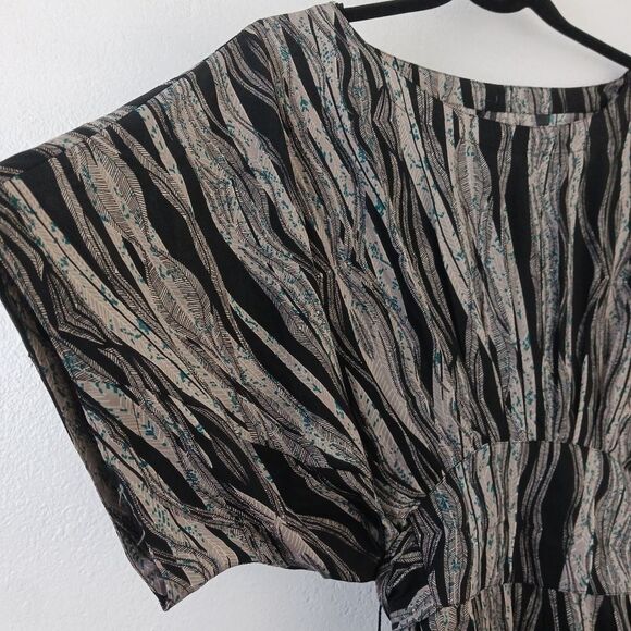 W118 by Walter Baker Boho Tunic Dress Tie Back Size S - Picture 3 of 6